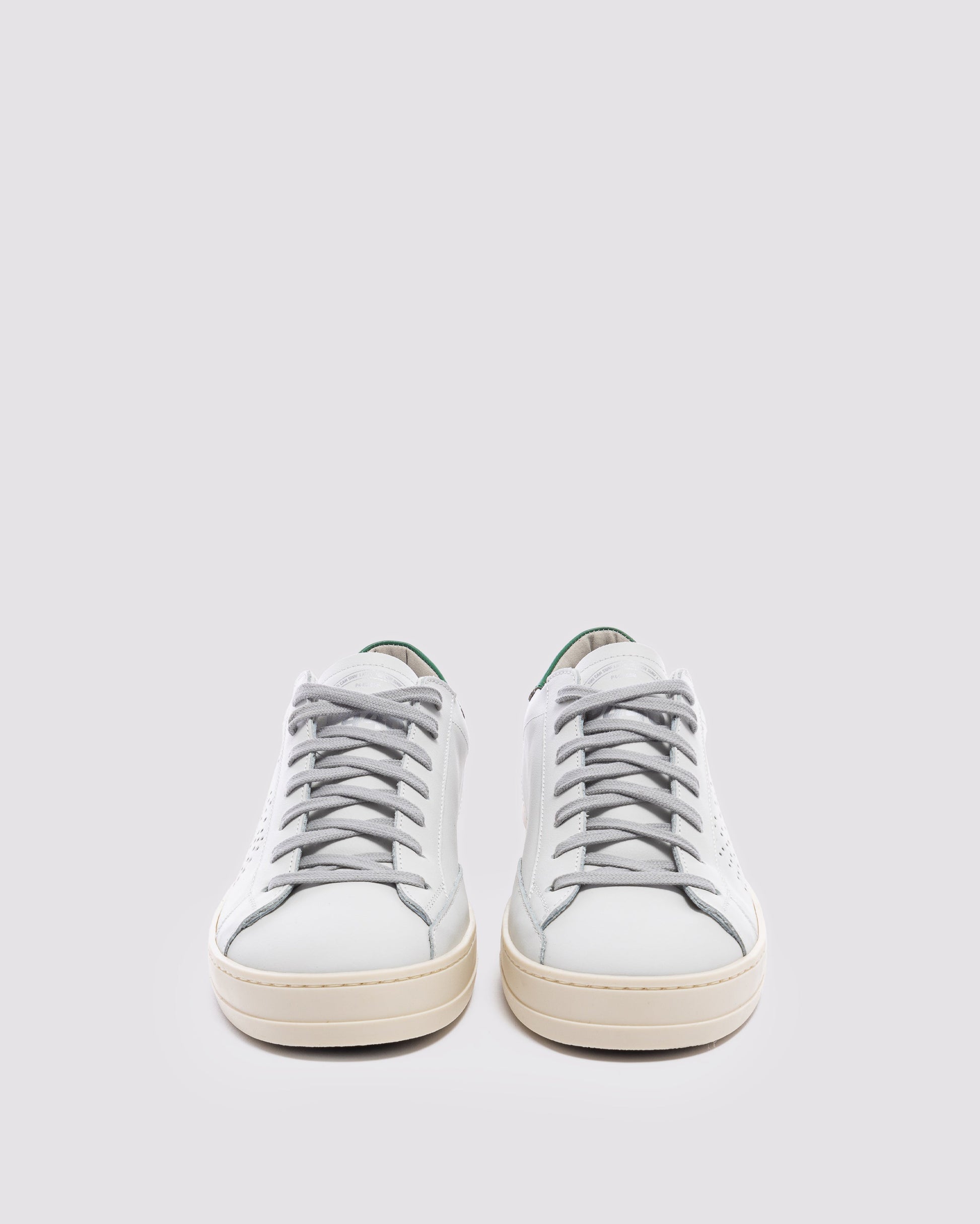 P448 John White/Green Sneaker - Men