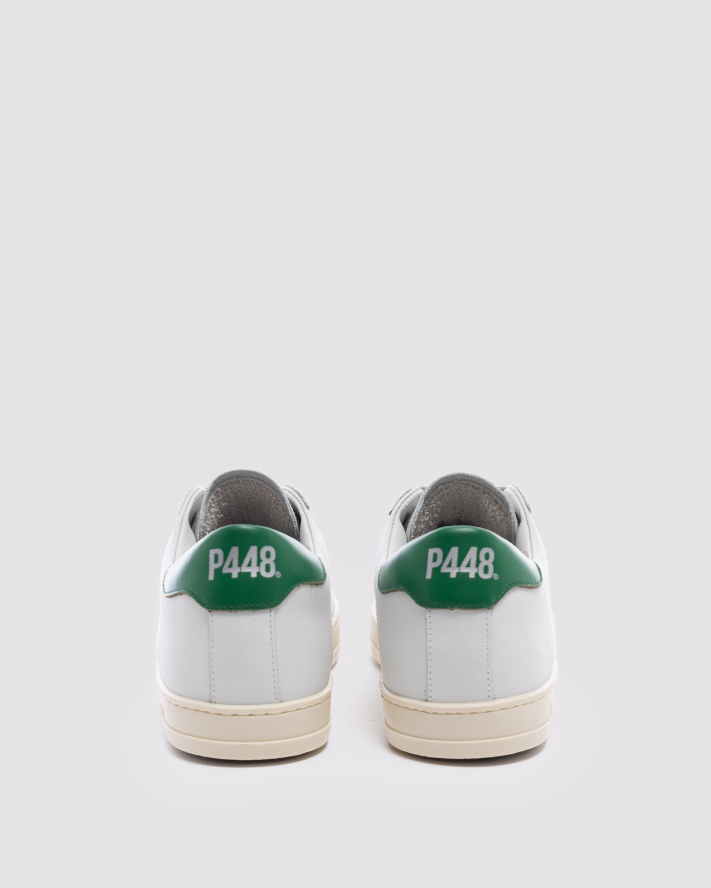 P448 John White/Green Sneaker - Men