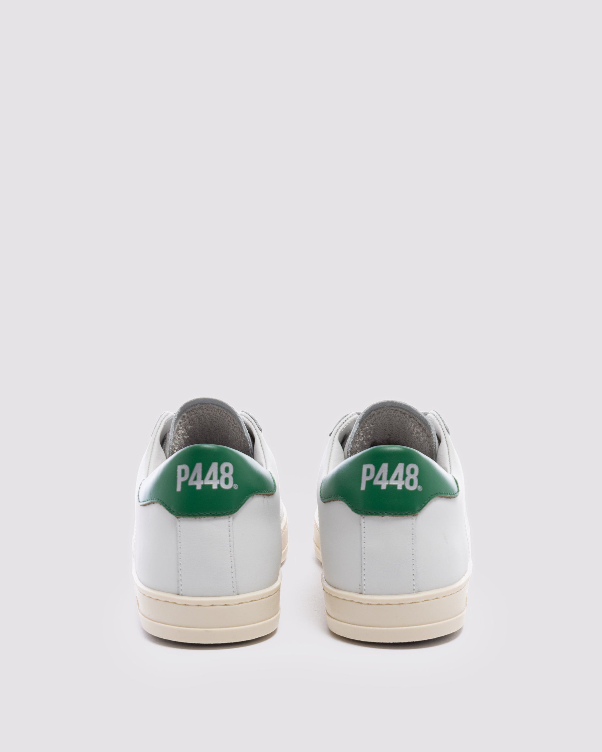 P448 John White/Green Sneaker - Men