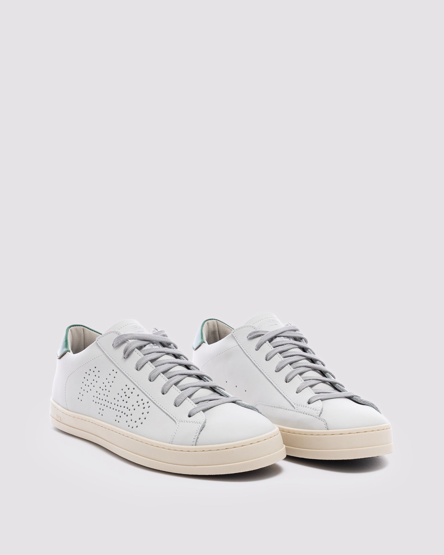 P448 John White/Green Sneaker - Men