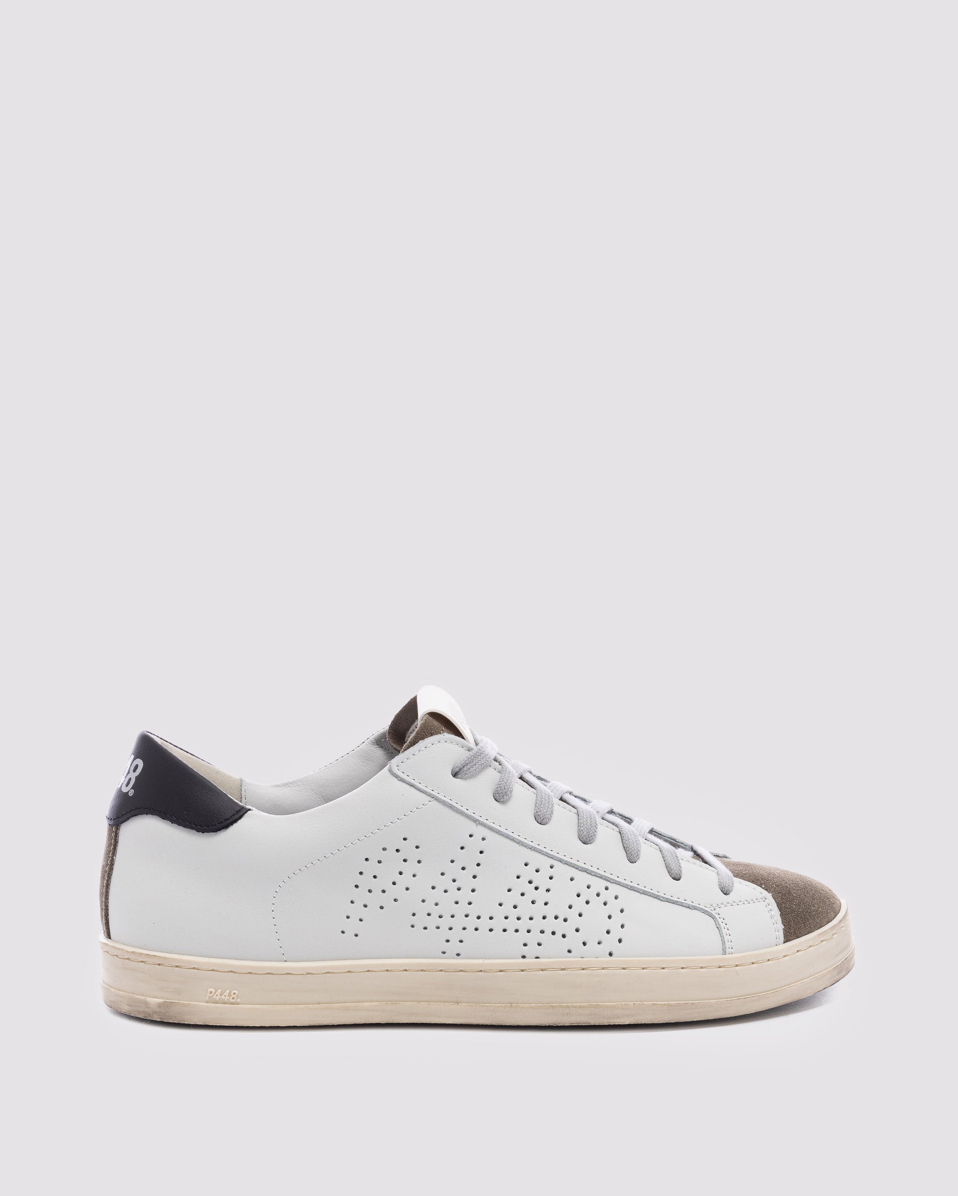 P448 John White/Black Sneaker - Men
