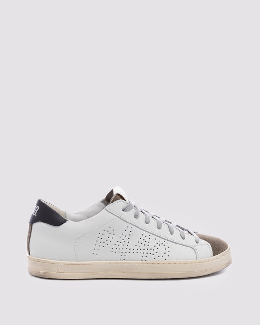 P448 John White/Black Sneaker - Men