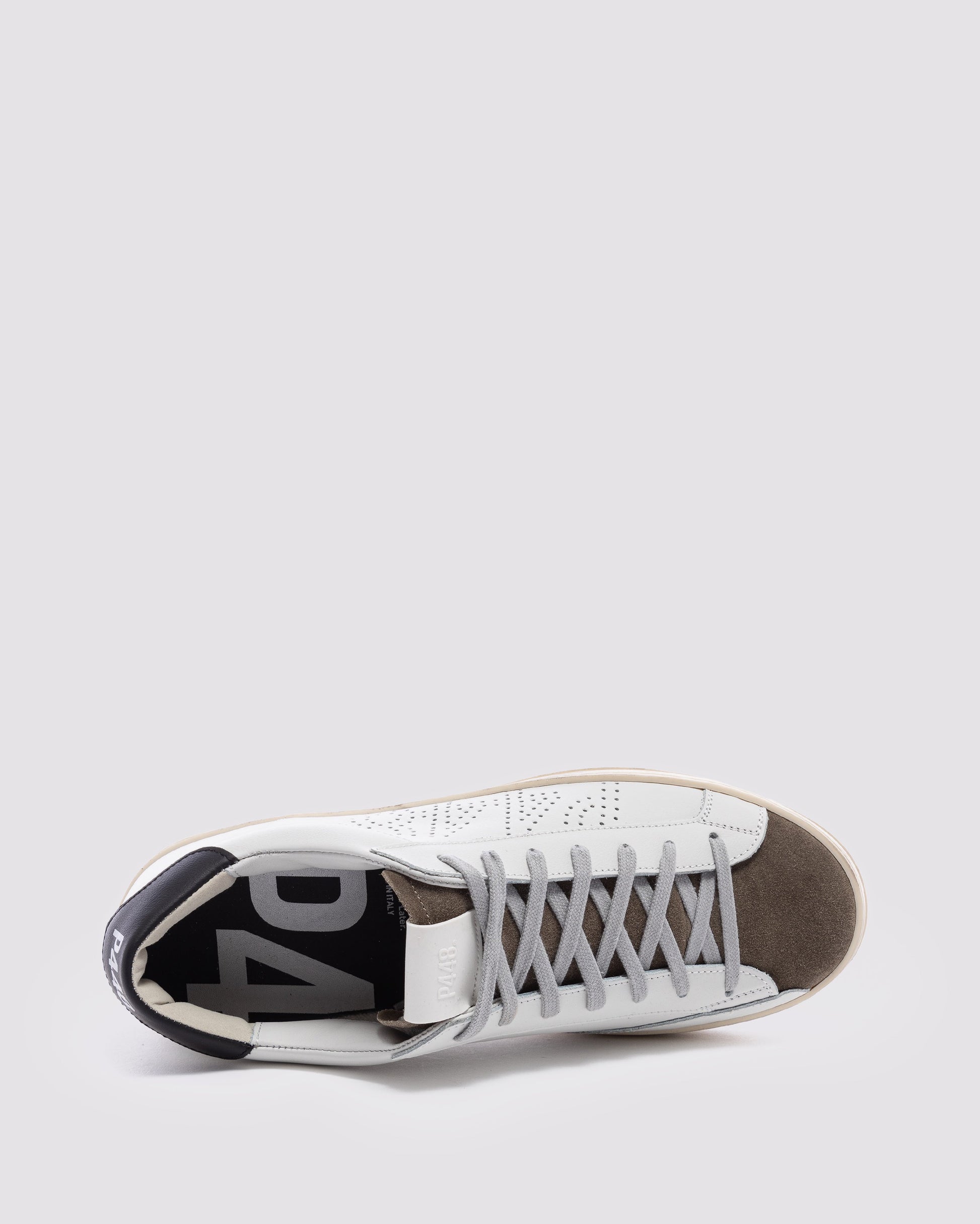 P448 John White/Black Sneaker - Men