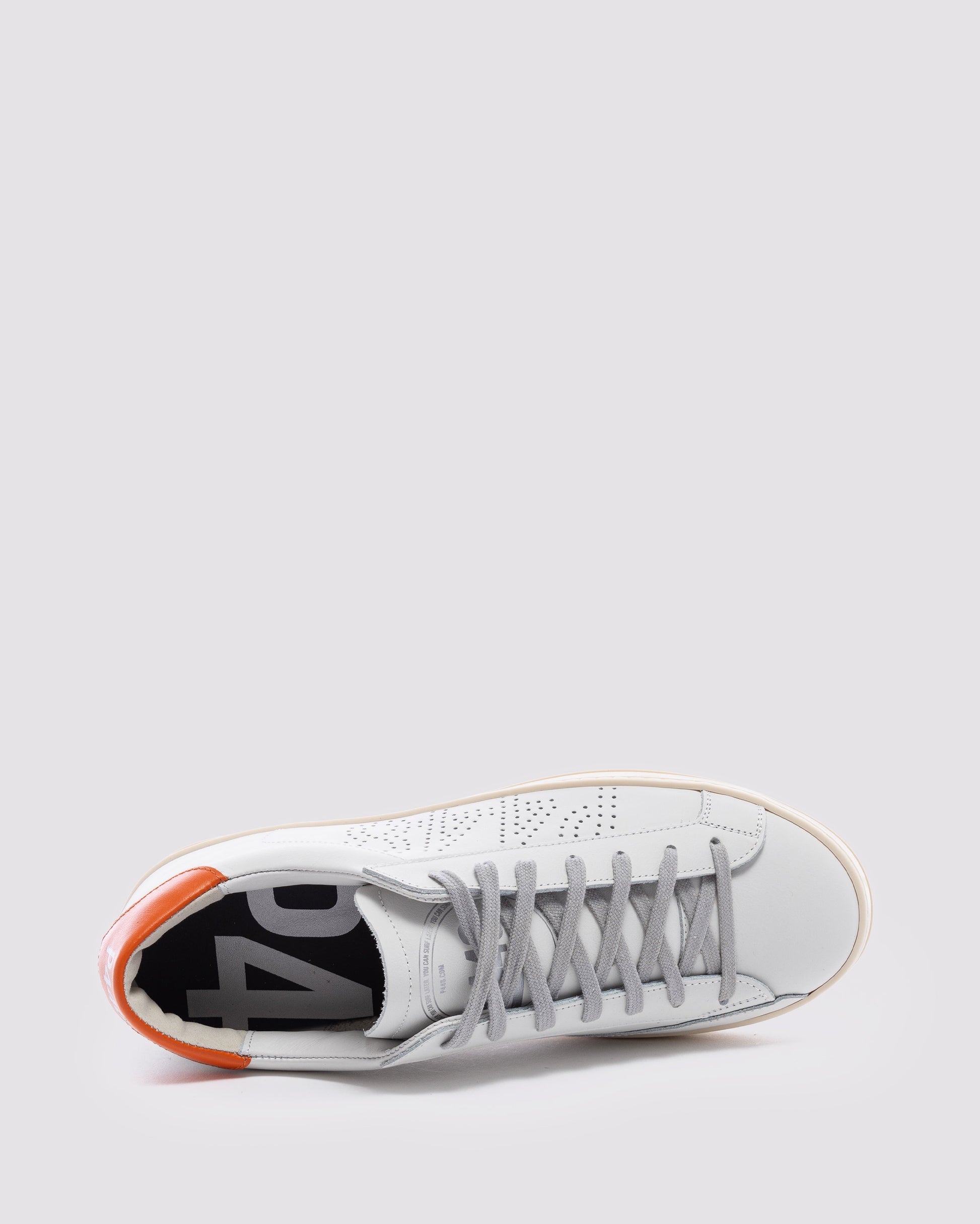 P448 John White/Orange Sneaker - Men