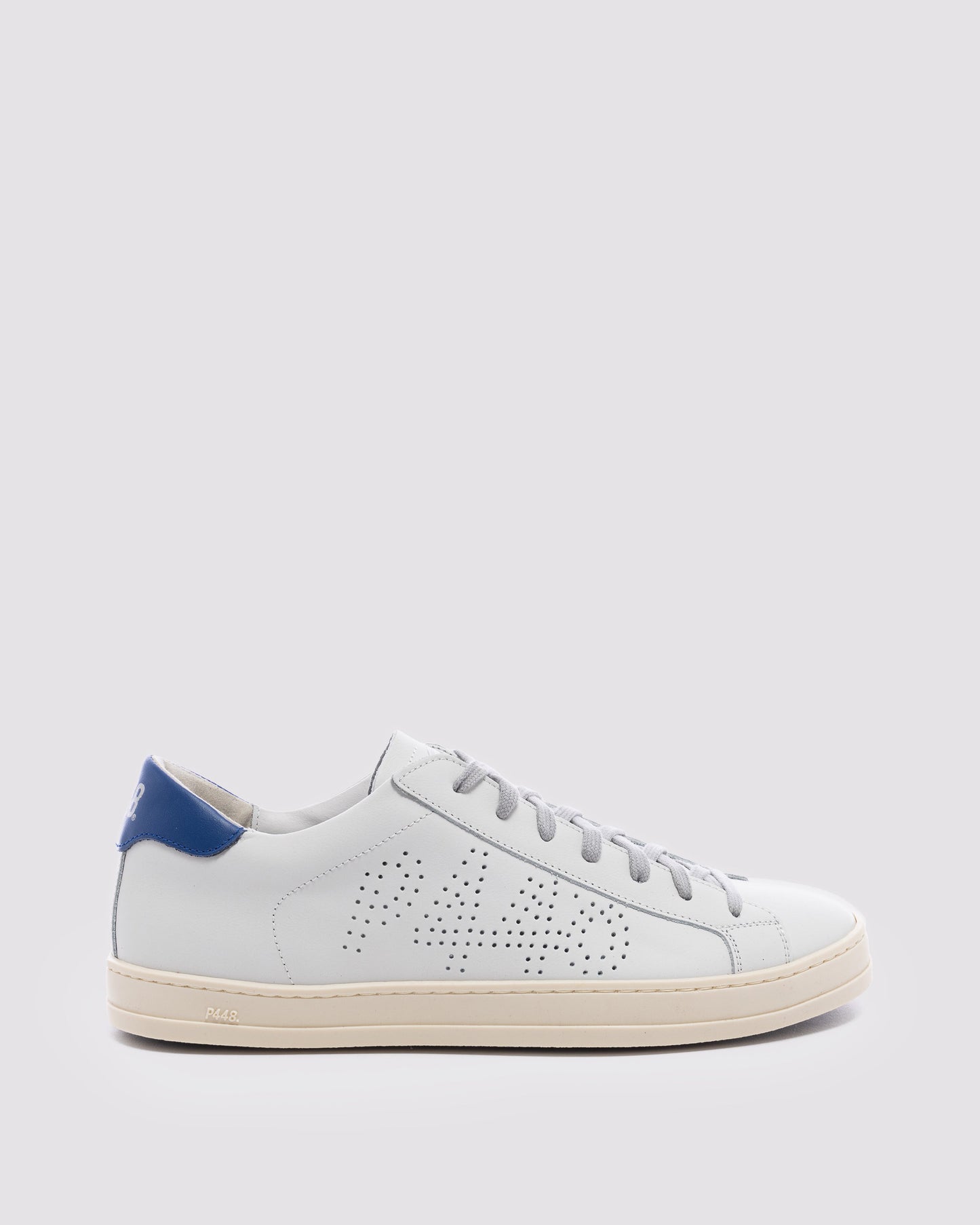 P448 John White/Blue Sneaker - Men