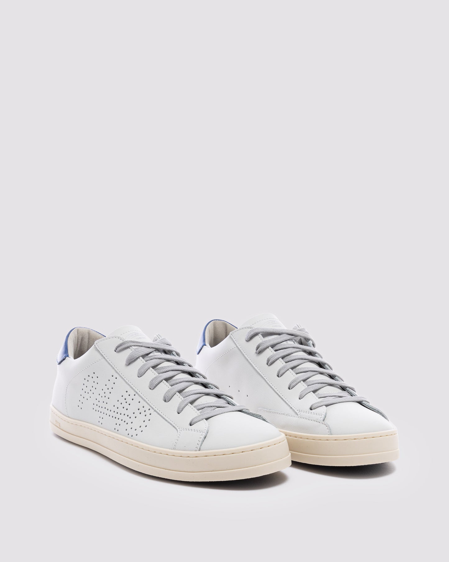 P448 John White/Blue Sneaker - Men