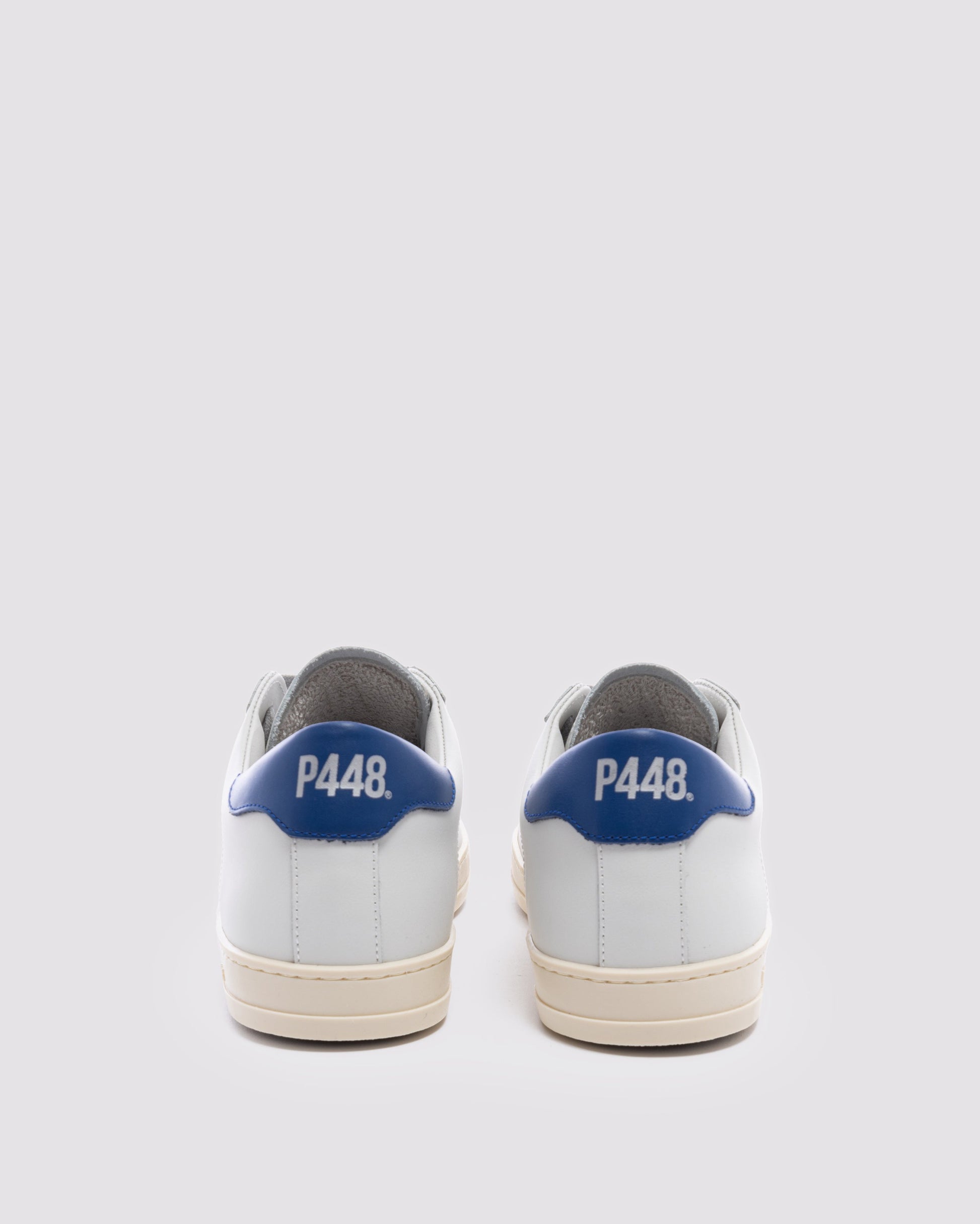 P448 John White/Blue Sneaker - Men