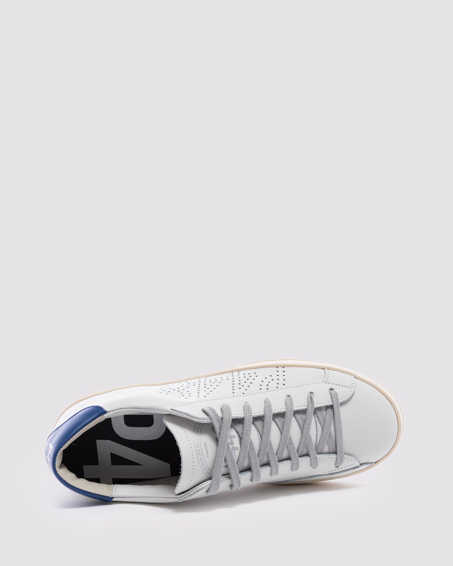 P448 John White/Blue Sneaker - Men