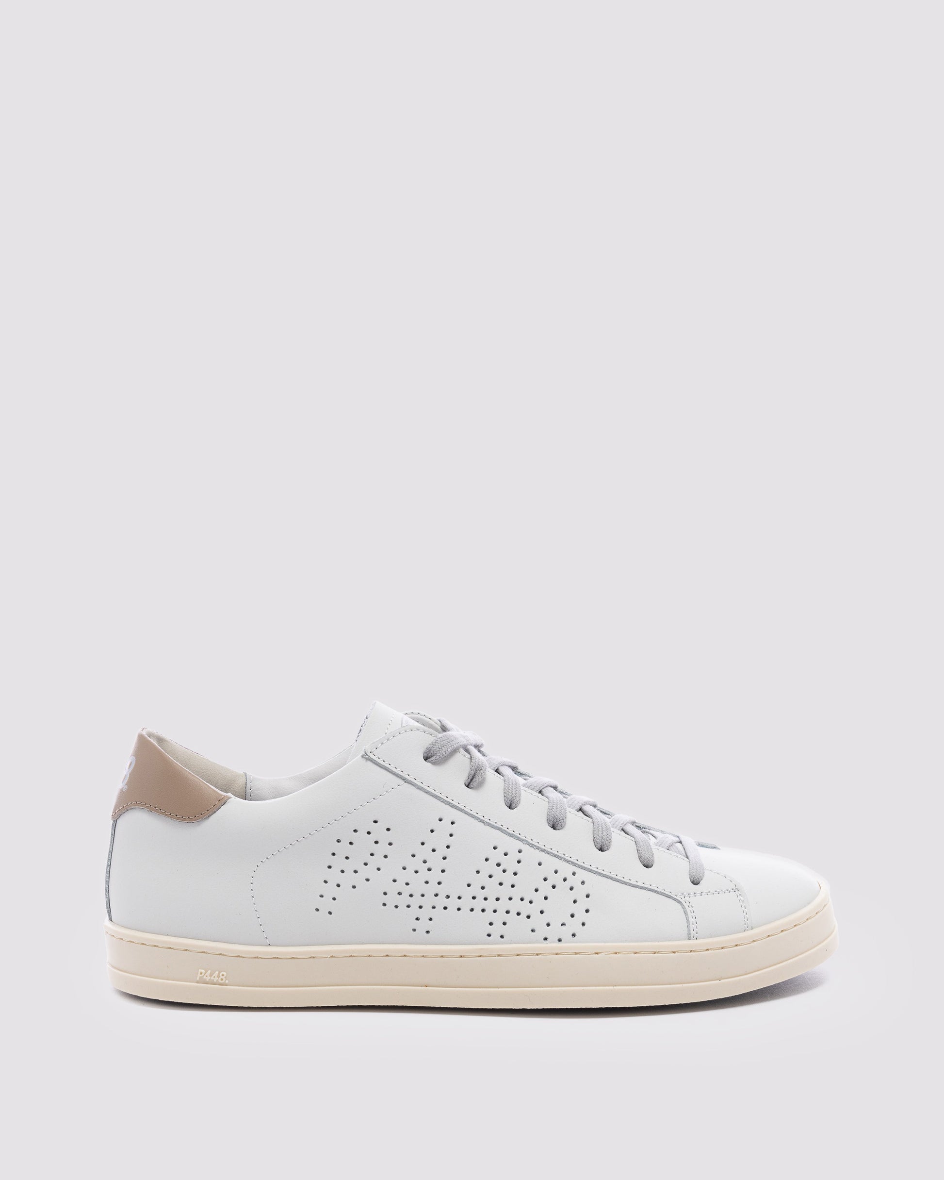 P448 John White/Brown Sneaker - Men