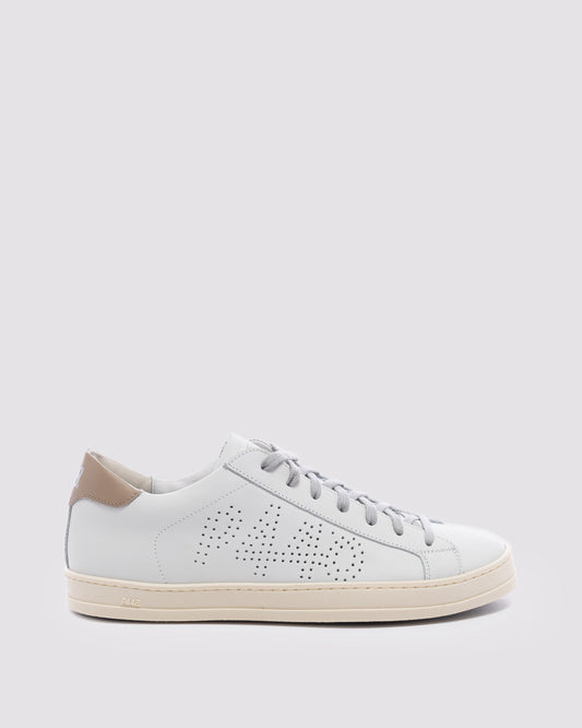 P448 John White/Brown Sneaker - Men