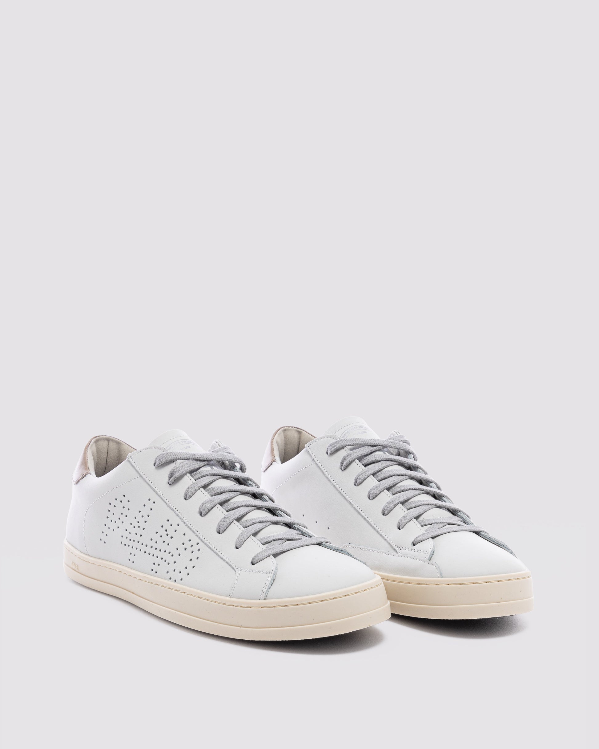 P448 John White/Brown Sneaker - Men